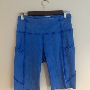 lululemon athletica Vibrant Blue Bike Shorts